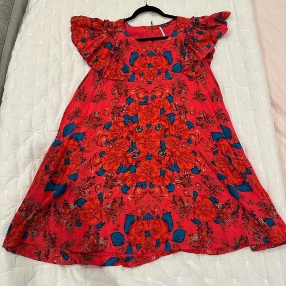 Free People yara printed dress - Red Floral